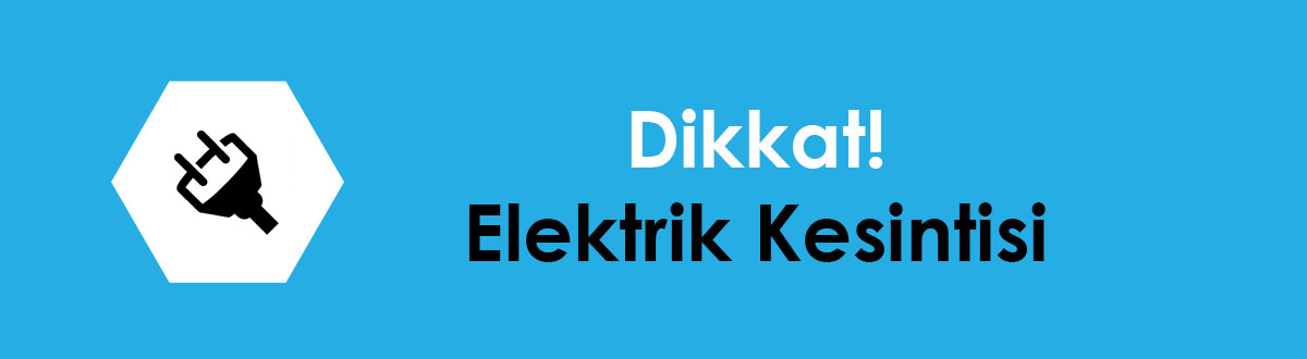 Çanakkale elektrik kesintisi