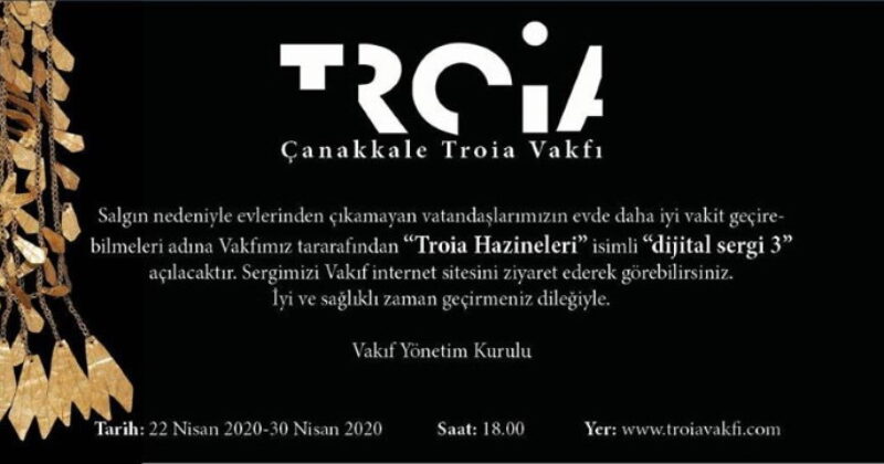 Troia Vakfından Yeni Dijital Sergi: “Troia Hazineleri”