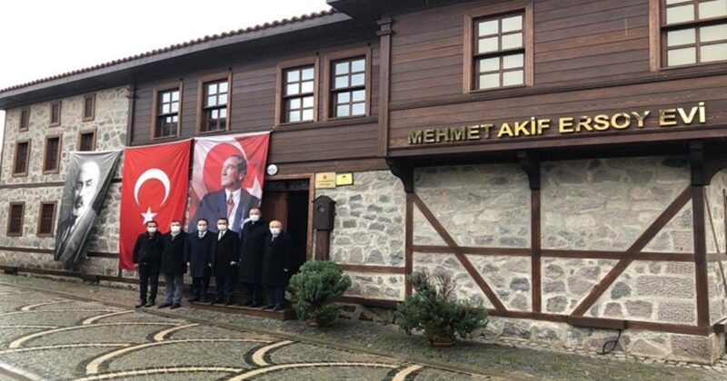 Mehmet Akif Ersoy Müze Evini Ziyaret Etti