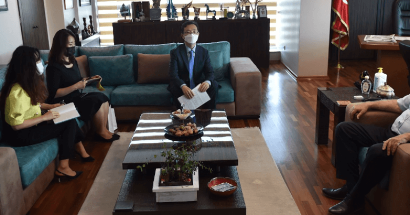 Kore İstanbul Başkonsolosu Woo’dan Başkan Gökhan’a Ziyaret