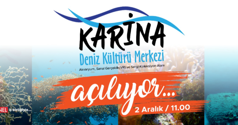 Karina Deniz Kültürü Merkezi Kentlileri Bekliyor