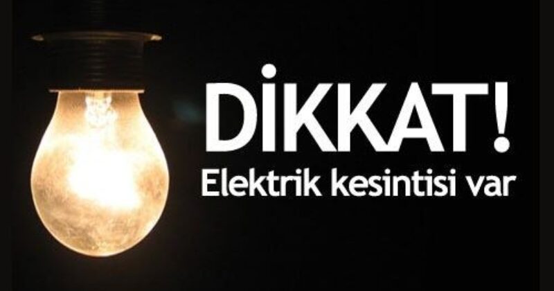 21 Şubat 2022 Çan Elektrik Kesintisi (13:00-16:00)